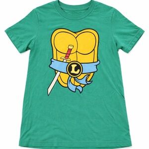 Green Graphic T-Shirt with Sword Design